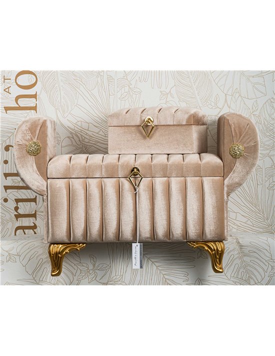 Μπαούλο-πολυθρόνα καπιτονέ