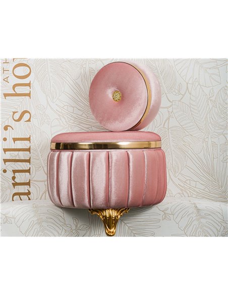 Μπαούλο βελούδινο καπιτονέ