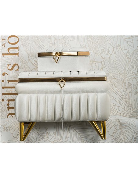 Μπαούλο-πολυθρόνα καπιτονέ